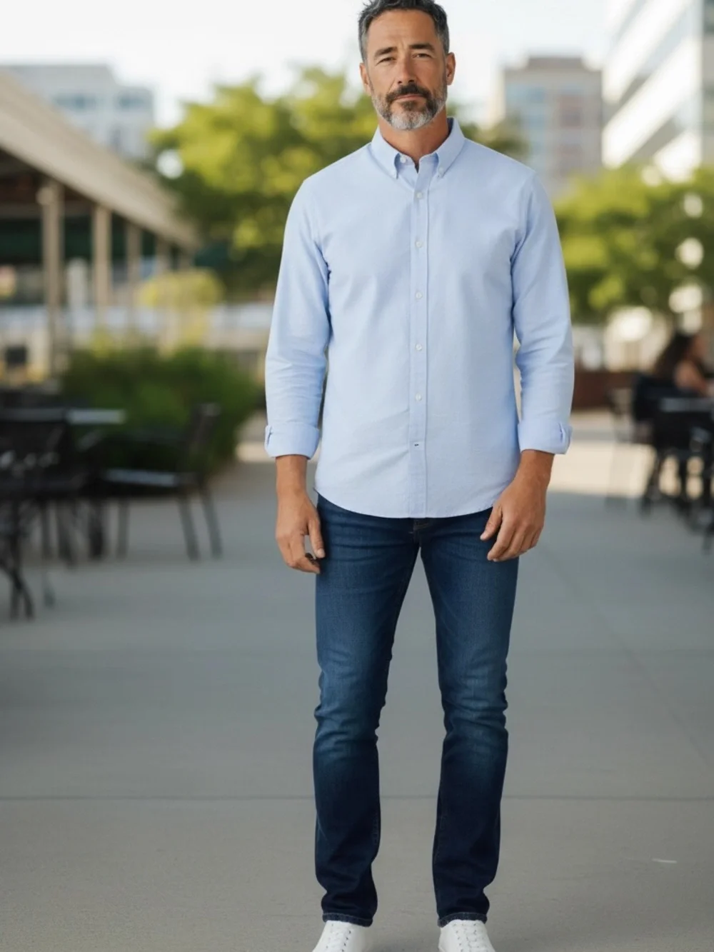 J.Crew Wrinkle-Free Slim Fit Dress Shirt Light Blue NWT Large 16-16.5